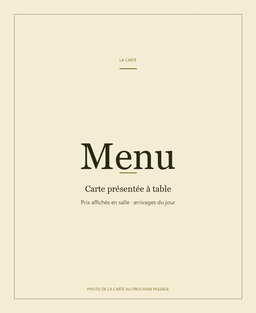 Carte Hiti Mahana, photo de la carte au prochain passage
